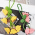 AFUNTA Bellflower Car Rear View Mirror Accessories, 2 PCS Cute Car Accessories, Hand Knitted Car Mirror Hanging Accessories for Women Interior...