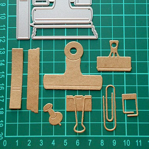 Document Clips Metal Die Cuts, Cutting Dies for Card Making Clearance, Embossing Dies for Scrapbooking, DIY Album Paper Cards Decoration...