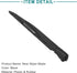 ACROPIX Rear Windshield Wiper Blade Arm Set Fit for Honda Odyssey - Pack of 2 Black...