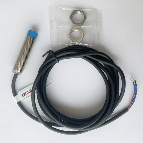 M12 Inductive Proximity Sensor Switch?NPN NC DC 12-24V, 4mm Detecting Distance SR12-04NCN 2M Cable Length...