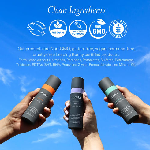Cooling Body Spray with Cooling Menthol with Aromatherapy Scents to help Cool, Energize, Concentrate and Relax (Relax - Lavender Vanilla)...