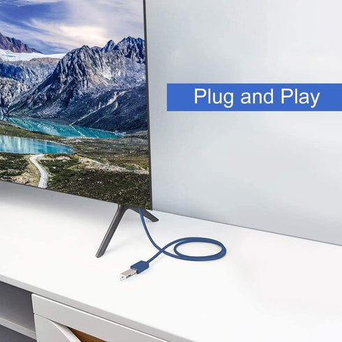 USB 3.0 Extension Cable 1FT 2 Pack 90 Degree Left & Right Angle USB Adapter Male to Female Short USB3 Cables Up & Down for Laptop TV USB Disk Mous...
