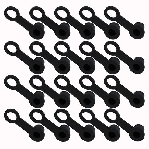 Brake Bleeder 8mm Rubber Caps Grease Zerk Fitting Cap Dust Cover Brake Bleed Nipple Cap for Nut Bleeder Cars and Motorcycles 20 Packs...
