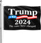 Donald Trump 2024 Flag 3×5 ft President Trump Flag 2024 Double Sided Polyester with Copper Grommets Trump Flags for Indoor Outdoor (Black)...