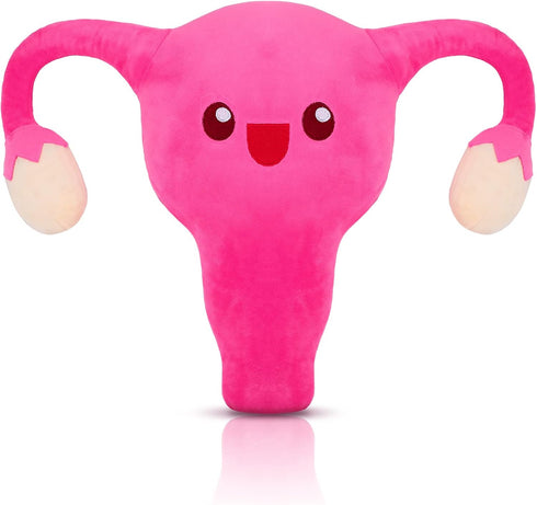Uterus Plush Toy - Funny Stuffed Organ for Women, Anatomy Educational Gift & Party Decor (Uterus Style)...