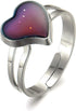 12pcsChristmas present Mixed Mood rings classic temperature change color mood ring lovers (Adjustable Size)...