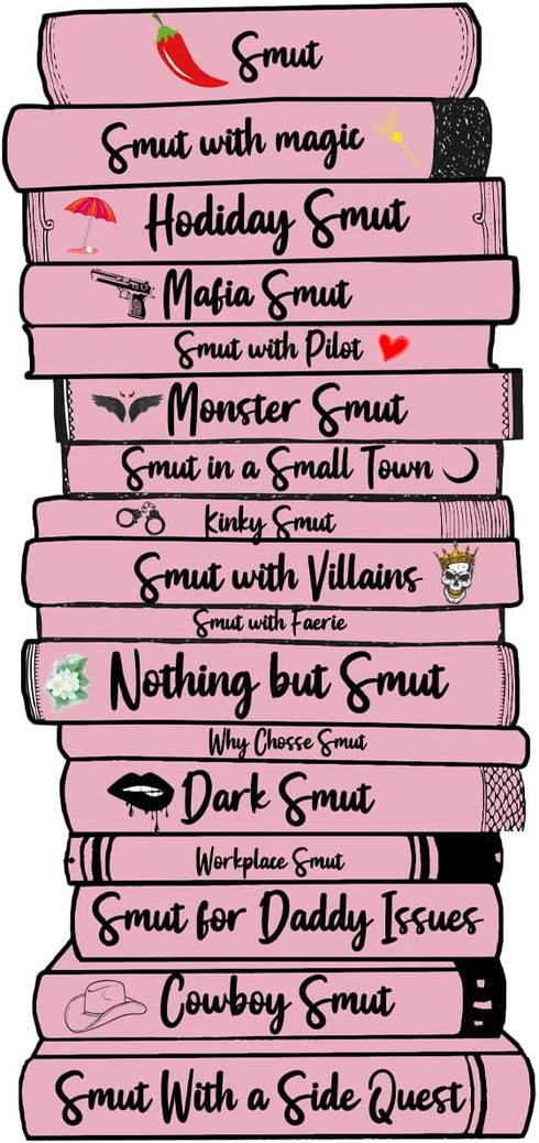 (3pcs) Smut Bookish, Kindle Sticker Types of Smut, Book Stickers for Kindle, Bookish Reading Kindle Stickers, Reading Stickers for Kindle, Booktok...