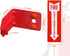 2 Pack Fire Extinguisher Holder and 4 Pieces Fire Extinguisher Sign Sticker, 20lb Fire Extinguisher Wall Hook Mount Bracket for Big and Small Fire...
