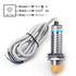 2pcs 8mm Inductive Proximity Sensor Detecting Distance Approach Sensor Cylinder Proximity Switch NPN NO DC 6-36V 300mA 3-Wire (Diameter 18mm)...