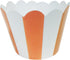Wrapables Standard Size Striped Cupcake Wrappers (Set of 20), Orange...