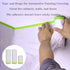 3 Rolls Pre-Taped Masking Film,Tape and Drape for Painting,66-Feet x 22/43/59-In Masking Paper for Automotive Painting Covering,Paint Adhesive Mas...