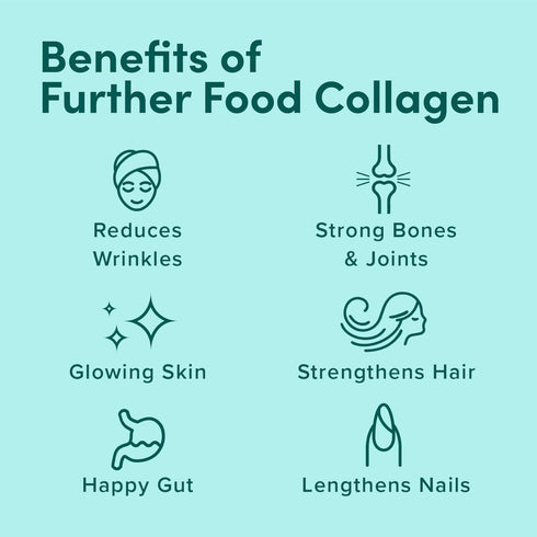 Further Food Unflavored Collagen Peptides Powder, Grass-Fed Pasture-Raised Hydrolyzed Type 1 & 3 Protein, Gut Health + Joint, Hair, Skin, Nails, P...