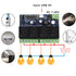 Ewelink WiFi Wireless Smart Relay Module USB 5v 4 Channel Inching Self-Lock Latched Dry Contact Remote Switch for Access Control, Garage Door,Home...