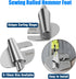 TOOVREN Universal Sewing Rolled Hemmer Foot 4pcs, Rolled Hem Presser Foot, 7/8/9/10mm Wide Rolled Hem Foot, Sewing Machine Presser Foot Hemmer Foo...
