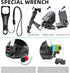 SUREWO Aluminum Motorcycle Helmet Chin Mount Compatible with GoPro Hero 12/11/10/9/8/7/6/5 Black,DJI Osmo Action 3/2/AKASO/Campark and More...