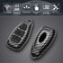 TANGSEN Key Fob Case Compatible with Ford C-MAX Escape Fiesta Focus RS Fusion 3 Button Keyless Entry Remote Carbon Fiber Pattern ABS Black Silicon...