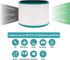 Air Purifier Filter Replacements for Dyson Pure Cool Link DP01 DP02, Pure Hot + Cool Link HP01 HP02 HP03, Part # 968125-03...