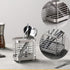 Kitchen Utensil Holder, Stainless Steel Sink Utensil Holder Countertop, Kitchen Utensil Drying Caddy, Cutlery Drainer for Kitchen Utensil, Rust-Pr...