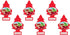 LITTLE TREES Car Air Freshener | Hanging Paper Tree for Home or Car | Wild Cherry | Pack of 6...
