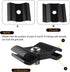 18 Pcs Gridwall Joining Clips Black Wire Grid Panel Connector Grid Panel Joiner Connectors Grid Wall Clamps Grid Connectors for Wall Grid Panels (...