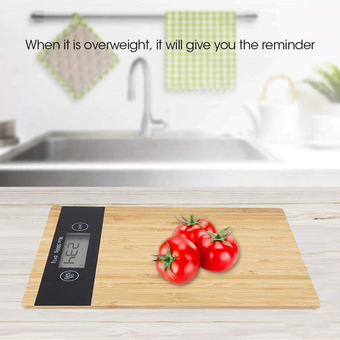 Fdit Electric Kitchen Scale LED Display Cooking Food Weighing Scale for Kitchen Baking...