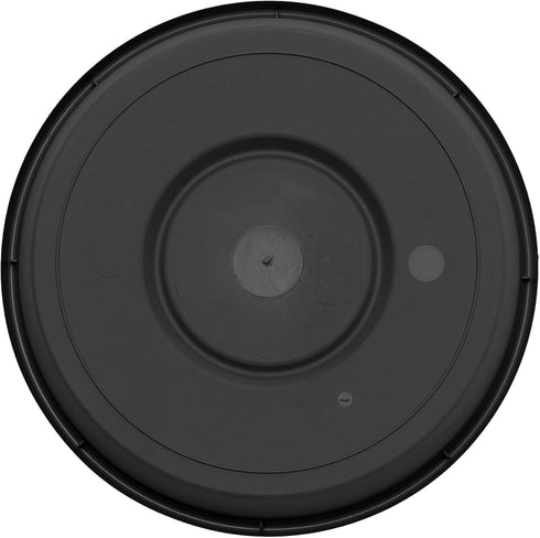 Bloem Terra Pot Round Drain Saucer: 14" - Black - Matte Finish, Durable Resin, Ribbed Bottom, for Indoor and Outdoor Use, Gardening, Planter Not I...