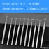 10 Pcs Diamond Burr - 3/32'' Shank Cone Shape Diamond Burs Stone Carving Bits for Rotary Tools includes Dremel (D Type)...