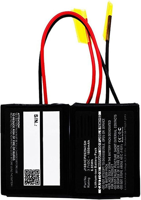 J188/ICP092941SH Battery Replacement Compatible with Beats by Dr. Dre Pill 1.0 Portable Wireless Bluetooth Speaker...