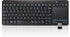 Multi-Device Wireless Bluetooth Keyboard with Touchpad-Wireless TV Keyboard with Multi-Touch Big Size Trackpad,Support 3 Devices for TV,Windows, A...