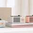 Old Fashioned Classic Style Bluetooth Speaker Cute White Look Creative Vinyl Record Player Gift for Girls Bass Enhancement Loud Volume Black Glue ...