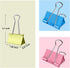 Medium Binder Clips 1.25 inch length, Colorful, for Office (40 Pcs)...