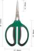 Bonsai Shears with 40mm Durable Stainless Steel Blades, Precise Trimming and Pruning, Garden Scissors Ideal in Flowers and Bonsai Trees...