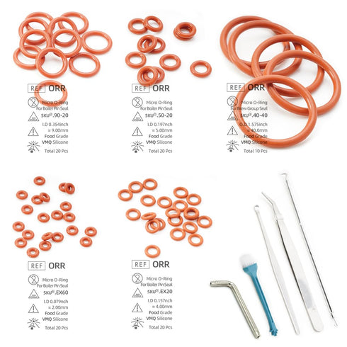 Food Grade Silicone O Ring Repair Kit, To Solve Boiler Pin Brew Group Hot Water Issues, Compatible For Philips Coffee Machines (Expand)...