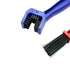 Bike or Motorcycle Chain Washer, Cleaning Brush 2 Pcs (Color, Blue and Red)...