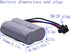 Blomiky SM-3P Plug 7.4V 900mAh Li-ion Rechargeable Battery and Charger Cable for G03082R Amphibous RC Cars C82 Battery......