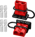 Anderson Connector, 175AMP 2-4 Gauge Battery Quick Connect 12V-36V Anderson Plug Battery Cable Quick Connect Disconnect Plug Winch Wiring Kit for ...