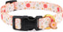 Cotton Handmade Dog Collar for Small Medium Large Dogs,Beige Daisy with Pendant Cute Dog Collars,Ideal for Girl Dogs Boy Dogs (Large)...