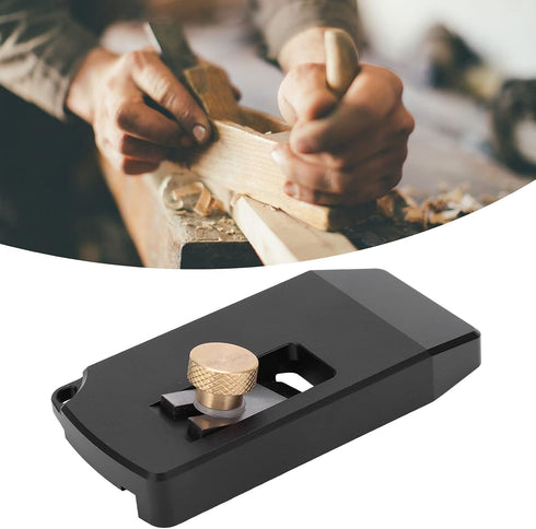 Mini Handle Trimmer, Manual Woodworking Trimming Kit for PVC ABS Melamine Veneer, Planer Trimmer Tool with High Speed Steel Blade, Aluminum Alloy ...