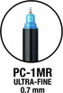 Posca PC-1MR Permanent Marker Paint Pens. Ultra Fine Tip for Art & Crafts. Multi Surface Use On Wood Metal Paper Canvas Cardboard Glass Fabric Cer...