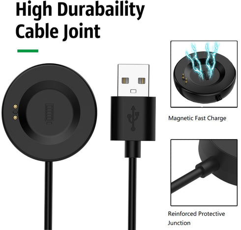 E ECSEM Charging Cable Compatible for iTouch Air 4/iTouch Air 3/iTouch Sport 4/iTouch Sport 3 Smartwatch, 2Pack Replacement USB Charging Charger C...