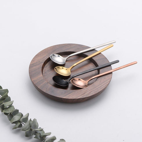 12 PCS Espresso Spoons 18/8 Stainless Steel, 5.2 Inches Vogue Mini Teaspoons Set for Stirring Coffee, Dessert Cake, Ice Cream, Soup, Antipasto Cap...