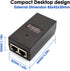Gigabit PoE Injector 48V15.4W Power Adapter, IEEE 802.3af Compliant,10/100/1000Mbps RJ45, Compatible with Ubiquiti U-POE-AF, TP-Link TL-POE150S, T...