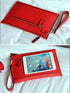 Women Envelope Clutch Bag PU Leather Female Day Clutches Large Purse Evening Bags with Wrist Strap...
