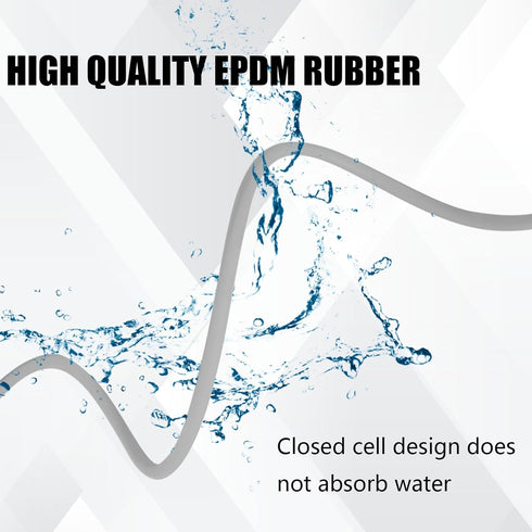 Backer Rod 1/4 Inch, EPDM Rubber Foam Caulk Saver 50' Grey Weather Strip Seal for Concrete Joints, Wall Cracks, Driveway and Joint Fillers....