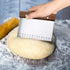 Stainless Steel Pastry Scraper - Dough Bench Scraper Bread Cutter Chopper with Non-Slip Wooden Handle and Measuring Scales for Kitchen...