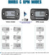 Runleader Digital Self Powered Tach/Hour Meter,Maintenance Interval Time,RPM Alert for Riding Lawn Tractor Generator Compressor Outboards Motor Je...