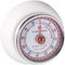 Zassenhaus Magnetic Retro Kitchen Timer, Classic Mechanical Cooking Timer (White)...