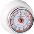 Zassenhaus Magnetic Retro Kitchen Timer, Classic Mechanical Cooking Timer (White)...