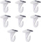 8 Pair Drop Ceiling Hooks for Hanging,White Heavy Duty Ceiling Hooks,Metal T-Bar Hooks,Suspended Ceiling Tile Hook Ceiling Clips for Home Classroo...