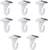 8 Pair Drop Ceiling Hooks for Hanging,White Heavy Duty Ceiling Hooks,Metal T-Bar Hooks,Suspended Ceiling Tile Hook Ceiling Clips for Home Classroo...